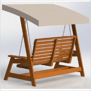 Качели садовые Леда Шарм