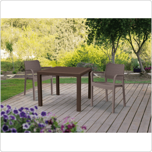 Стул пластиковый Keter Samanna капучино