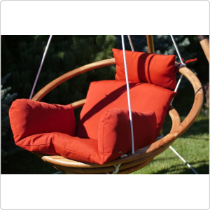 Подвесное деревянное кресло качели с подушками МАЙЯ SET