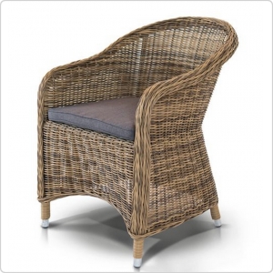 Обеденная группа 4 SIS Базелла дачная плетеная мебель стол угловой дивани и 3 кресла с подушками