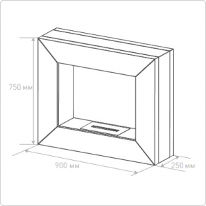 Биокамин Silver Smith PORTAL CLASSIC