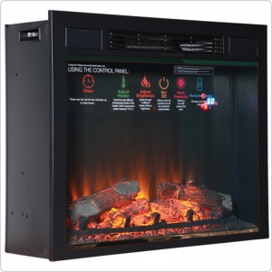 Электрический камин (очаг) InterFlame SIRIUS 30 LED FX Black/Brass