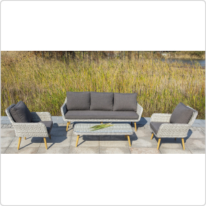 Столик журнальный из ротанга 4SIS Прованс, белый