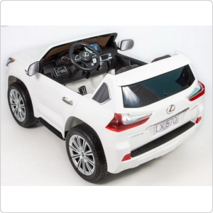 Детский электромобиль Barty Lexus LX 570 белый