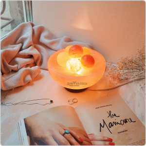 Соляная (солевая) лампа Ваза с шарами 2-3 кг