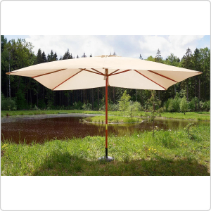 Зонт Gardeck Неаполь бежевый квадратный