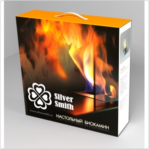 Биокамин настольный Silver Smith Mini 1 Premium White