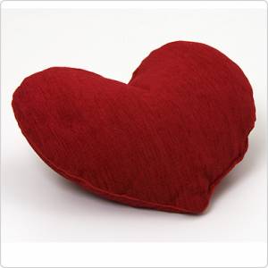 Подушка из лузги гречихи Лика Сердце 25х30 см