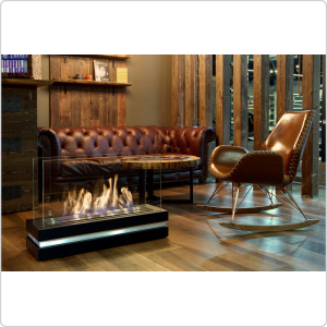 Биокамин напольный Silver Smith FAME AVE Black