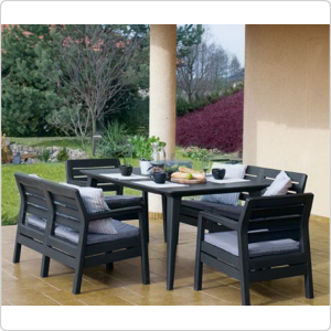 Комплект мебели обеденный Keter Delano set with Lima table 160