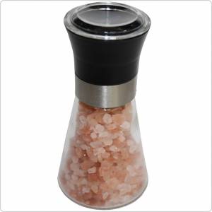 Мельничка с розовой Гималайской солью 100 г помол 2-5 мм цвет ЧЕРНЫЙ