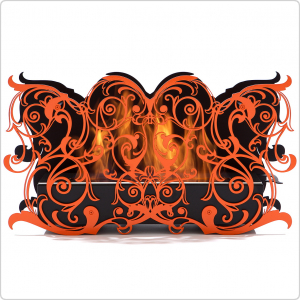 Биокамин Silver Smith Emotion Black