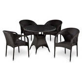 Комплект мебели Афина-Мебель T190AD/Y290B-W52 Brown 4Pcs
