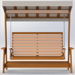 Качели садовые Леда Шарм