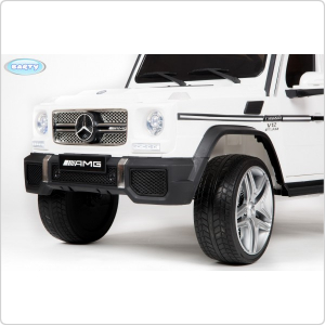 Детский электромобиль Barty Mercedes Benz G65 AMG белый