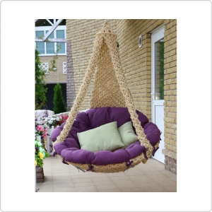 Кресло-гамак Леда №12 Сизаль без каркаса