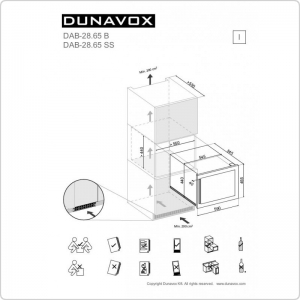 Винный шкаф Dunavox DAB-28.65SS