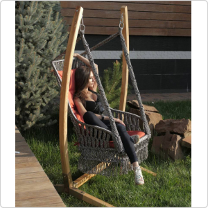 Деревянный каркас ФОРК для подвесного кресла качелей ИНКА