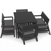 Комплект мебели обеденный Keter Delano set with Lima table 160