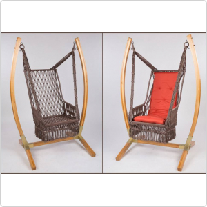 Деревянный каркас ФОРК для подвесного кресла качелей ИНКА