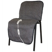 Обогреватель-чехол накидка с подогревом на офисный стул Идеал-Плюс