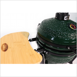 Гриль-барбекю керамический Start grill Pro16 черный/зелёный