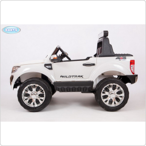 Детский электромобиль Barty Ford Ranger F650 белый с мультимедийным дисплее