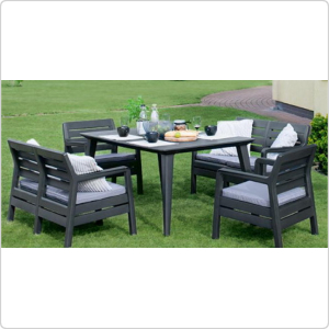 Комплект мебели обеденный Keter Delano set with Lima table 160