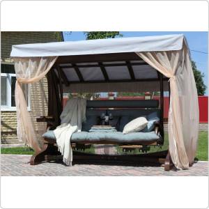 Сетка москитная к качелям Леда Валенсия III бежевая