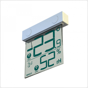 Оконный цифровой термометр с прозрачным дисплеем RST 01278