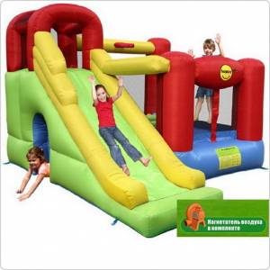 Детский надувной Игровой центр 10 в 1 HAPPY HOP 9060