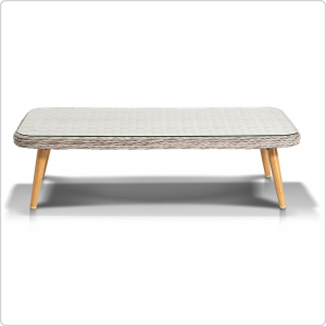 Столик журнальный из ротанга 4SIS Прованс, белый