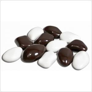 Камни белые и шоколадные BioKer 14 шт