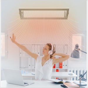 Инфракрасный обогреватель панель подвесной настенный и потолочный для дома дачи и помещений ThermoUp Top 1100