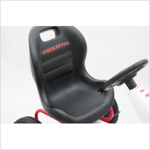 Детский веломобиль Joy Automatic Abarth (PB9388A) Лицензия, белый