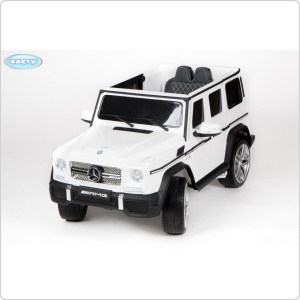 Детский электромобиль Barty Mercedes Benz G65 AMG белый
