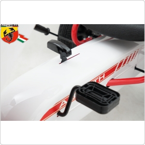 Детский веломобиль Joy Automatic Abarth (PB9388A) Лицензия, белый