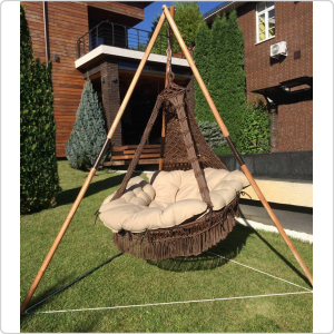 Подвесные качели Cartagena + каркас Майя (дерево)