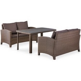 Комплект мебели Афина-Мебель T51A/S58A-W773 Brown