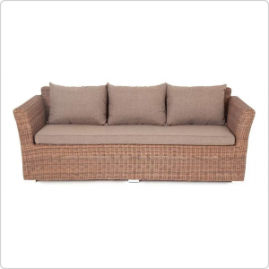 Диван из ротанга трехместный 4SIS Капучино, цвет коричневый