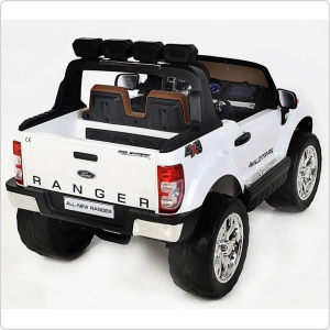 Детский электромобиль Barty Ford Ranger F650 белый с мультимедийным дисплее