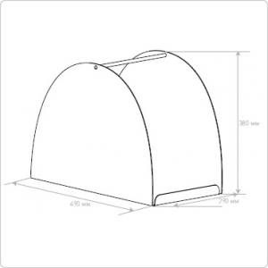 Дровница Silver Smith BEAR