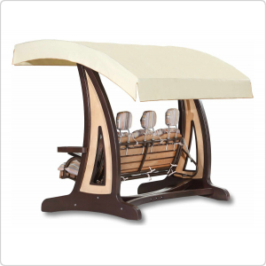 Качели садовые Леда Валенсия I Премиум (лиственница)