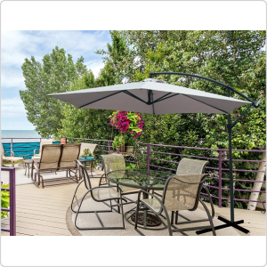 Зонт садовый Green Glade 6002 серый