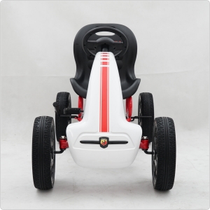 Детский веломобиль Joy Automatic Abarth (PB9388A) Лицензия, белый