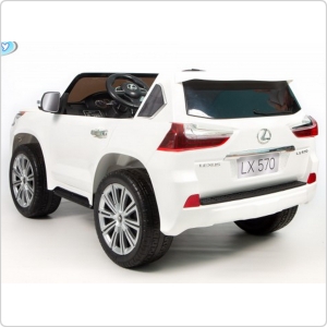 Детский электромобиль Barty Lexus LX 570 белый