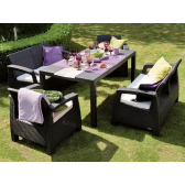 Набор мебели Keter Corfu Fiesta коричневый