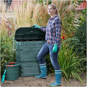 Компостер GRAF Thermo-King, 400 л зеленый 626001