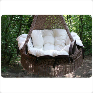 Подвесные качели Cartagena + каркас Майя (дерево)