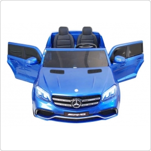 Детский электромобиль Mercedes-Benz AMG GLS63 синий металлик